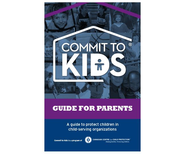 Order materials commit to kids guide for parents brochure