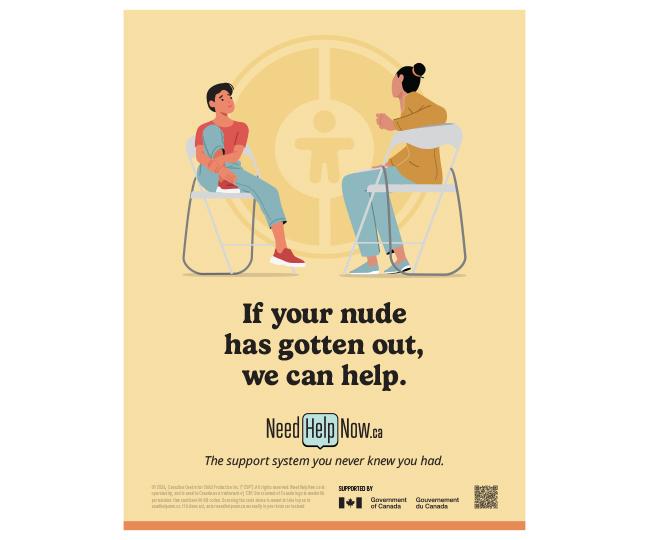 NeedHelpNow.ca – "We Can Help" Poster