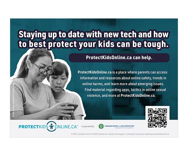 ProtectKidsOnline.ca Parent Postcard