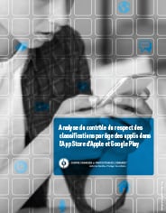 Analyse du contrôle du respect des classifications par âge des applis dans l’App Store d’Apple et Google Play